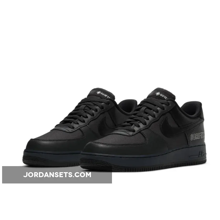 Nike Air Force 1 Low GORE-TEX Black/Barely Grey #air force ones gore tex