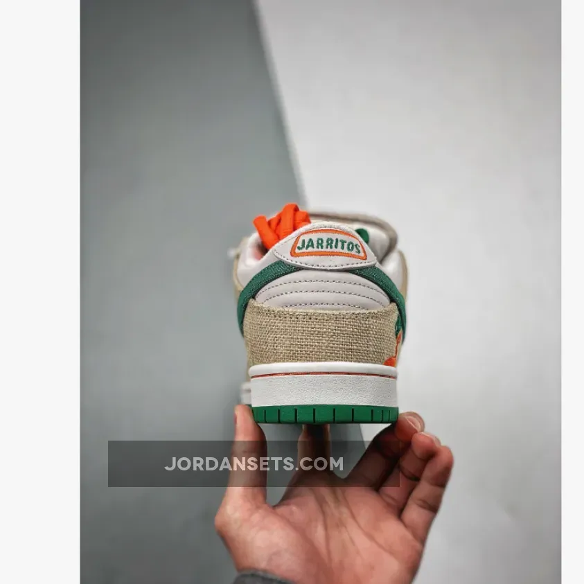 Jarritos x Nike SB Dunk Low Phantom/Safety Orange-Malachite - jaritos sb dunks