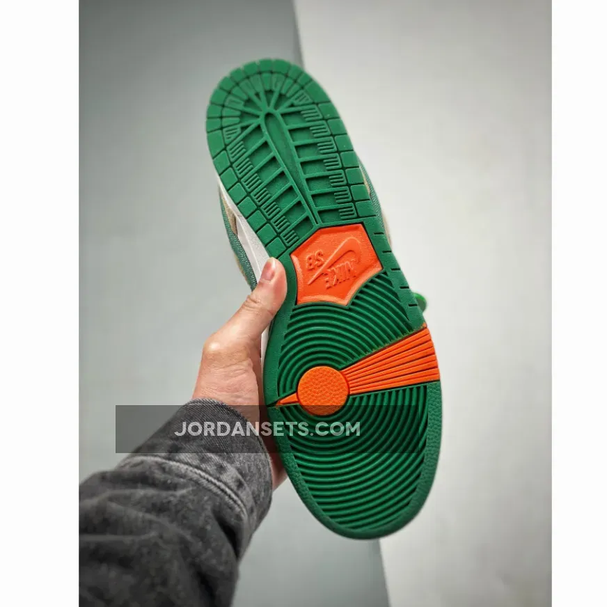 Jarritos x Nike SB Dunk Low Phantom/Safety Orange-Malachite - jaritos sb dunks