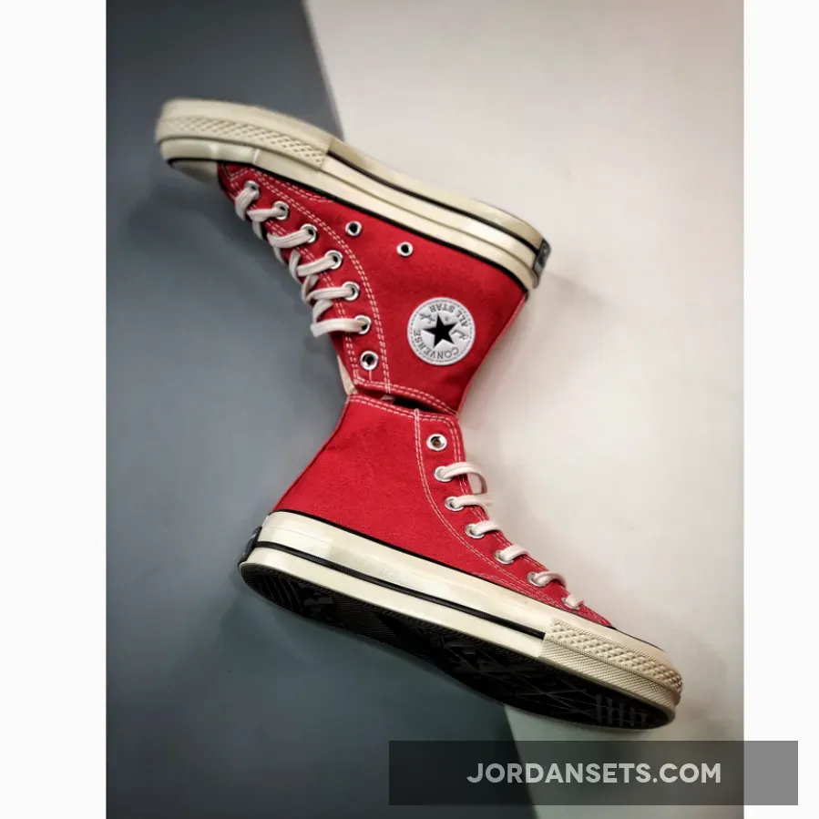 Converse Chuck 70 High Vintage Canvas Rhubarb Pie/Egret/Black chuck 70 vintage canvas sale