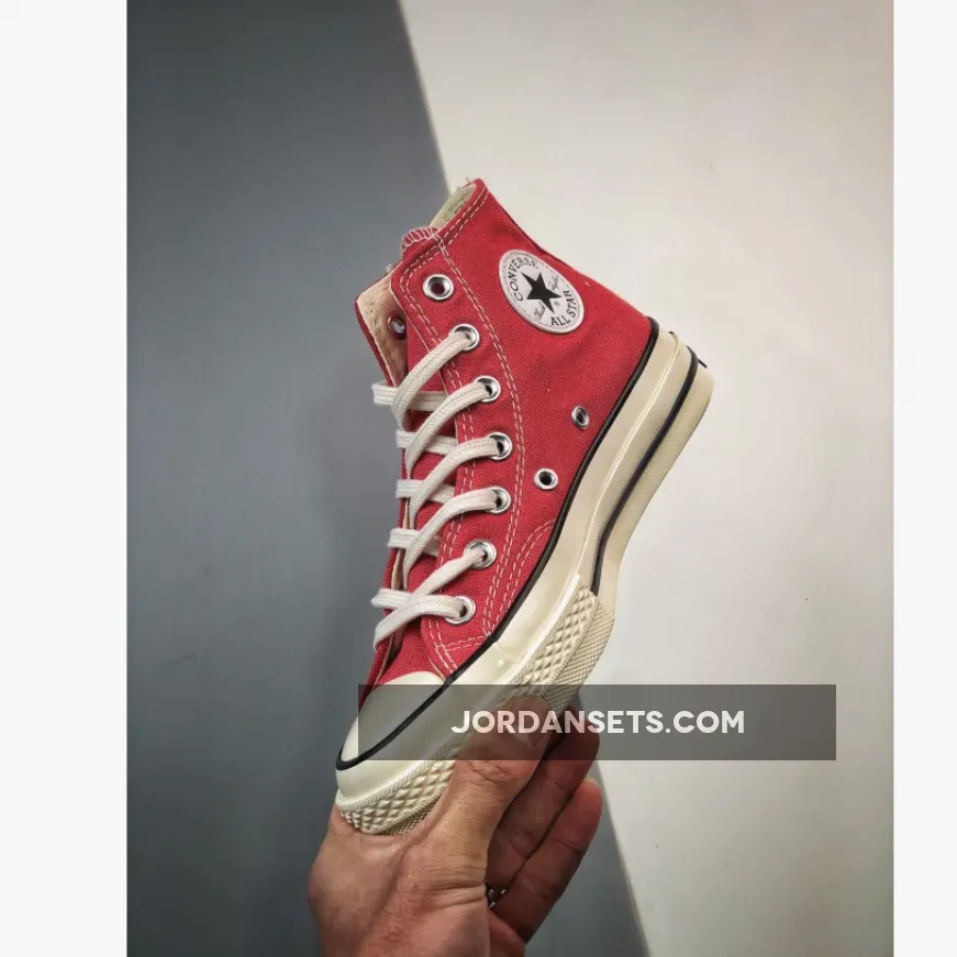 Converse Chuck 70 High Vintage Canvas Rhubarb Pie/Egret/Black chuck 70 vintage canvas sale