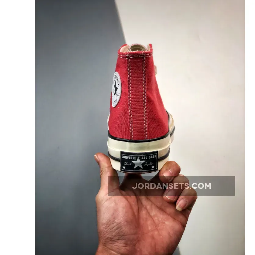 Converse Chuck 70 High Vintage Canvas Rhubarb Pie/Egret/Black chuck 70 vintage canvas sale