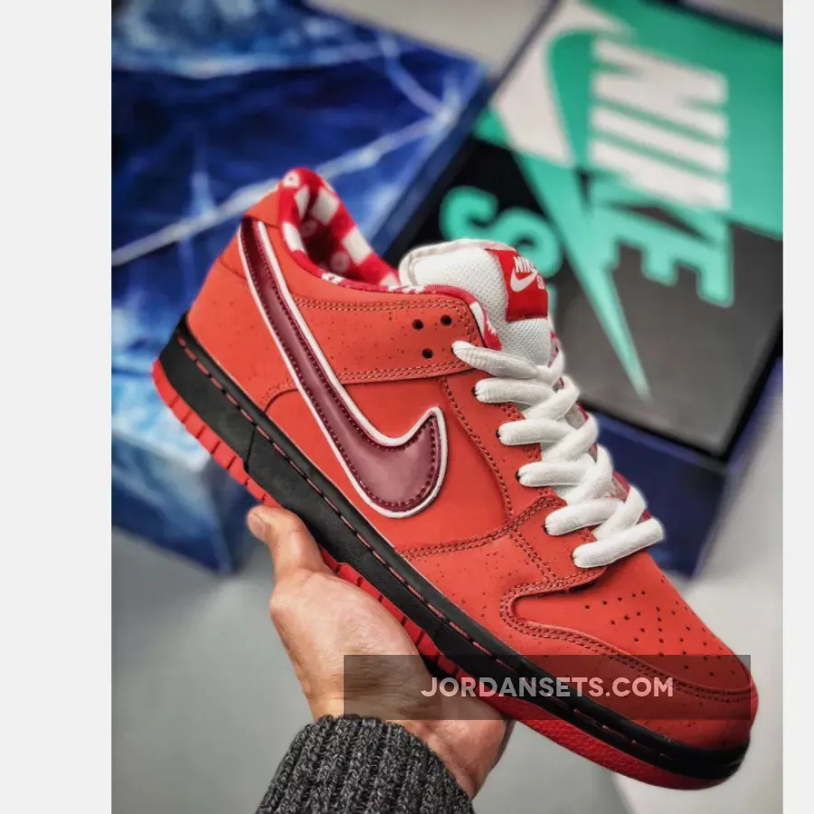 Concepts x Nike SB Dunk Low 'Red Lobster' nike sb red