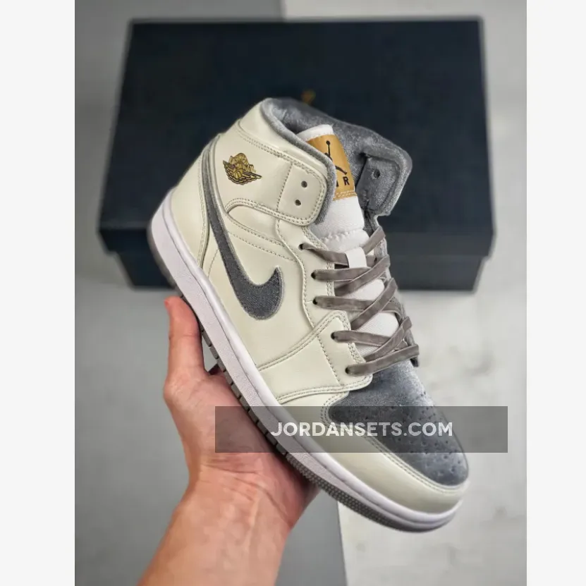 Air Jordan 1 Mid GS Velvet Toe | JORDAN1 GS FB9899-100