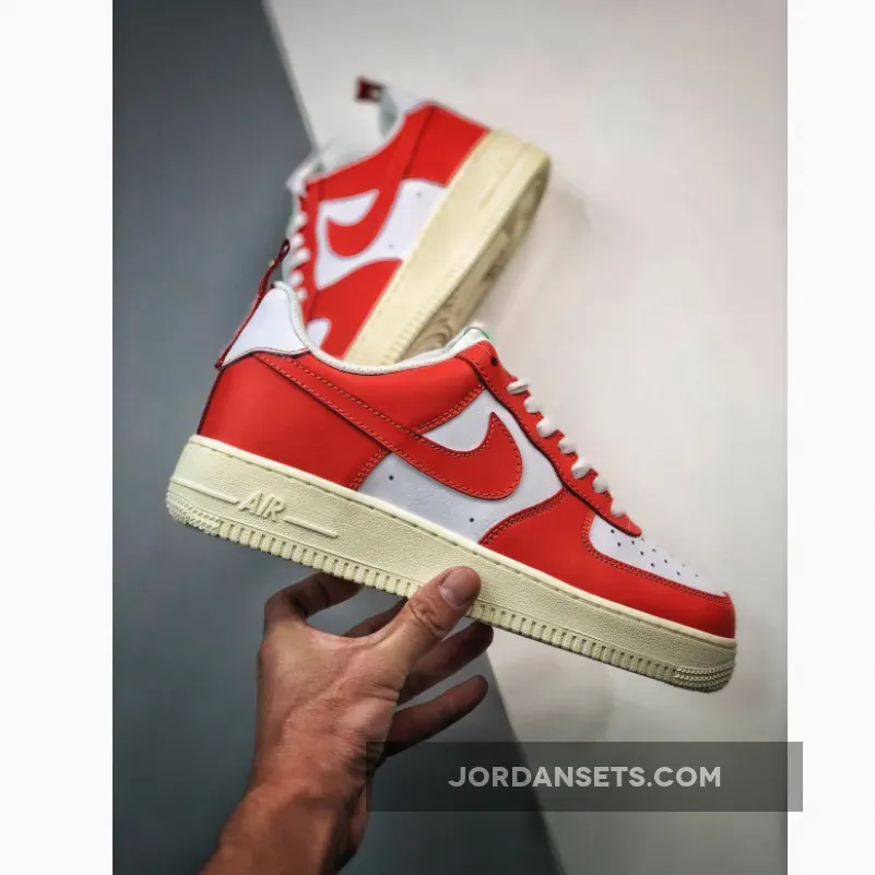 Nike Air Force 1 Low 'Pojangmacha' Mantra Orange/White - orange camo air force 1