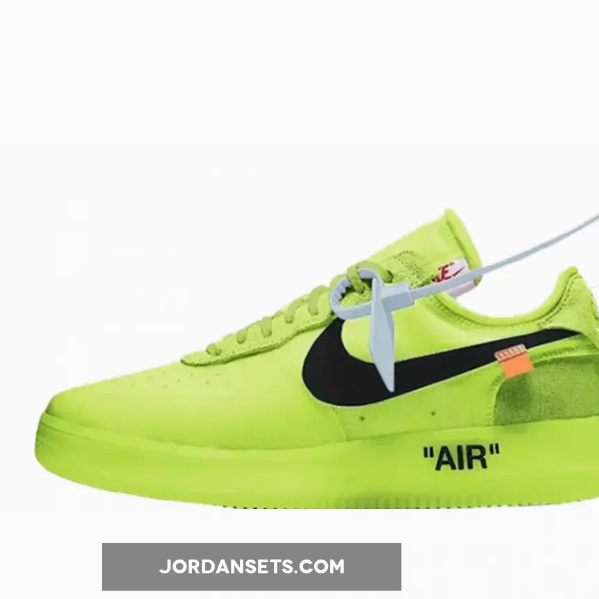 Nike Air Force 1 Low Off-White Volt - nike air force 1 neon