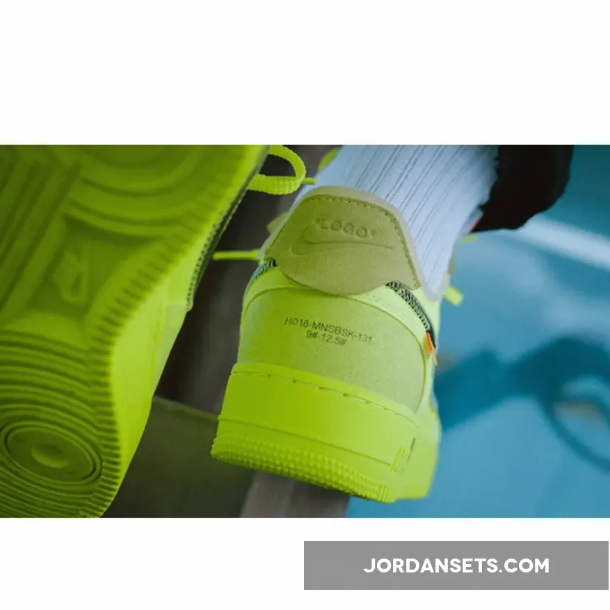 Nike Air Force 1 Low Off-White Volt - nike air force 1 neon