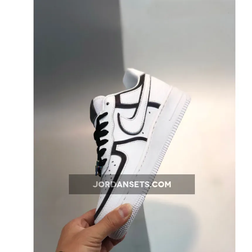 Joshua Vides X Nike Air Force 1 Low White Black - joshua vides nike