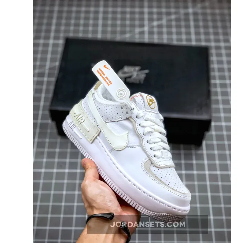 Nike Air Force 1 Shadow White Atomic Pink For Womens CZ8107-100