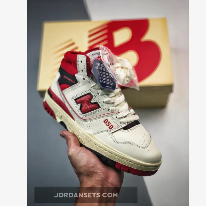 Aimé Leon Dore x New Balance 650R White Red #newbalance 650