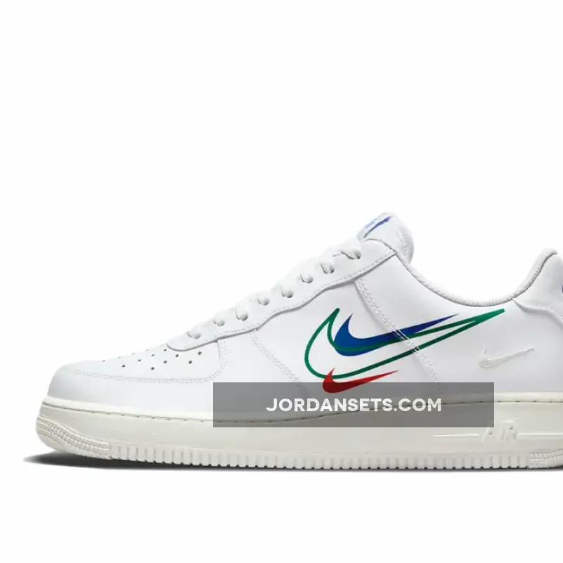 Nike Air Force 1 Multi Swoosh White DM9096-101 - nike air force multi