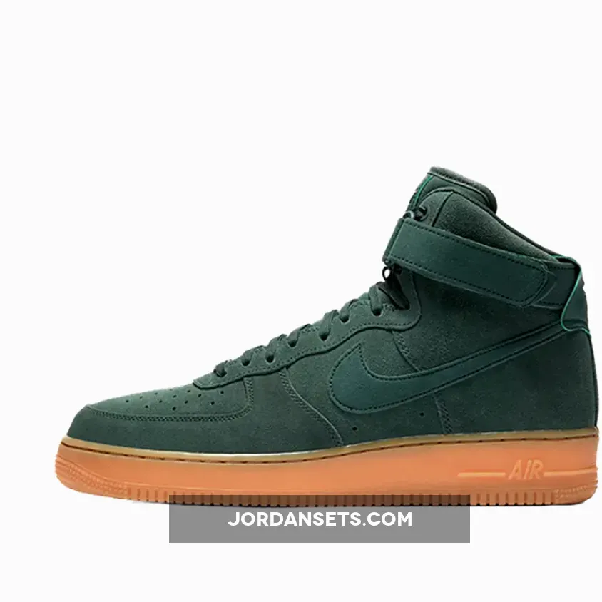 Nike Air Force 1 High 07 LV8 Suede Green AA1118-300 - air force 1 vintage green