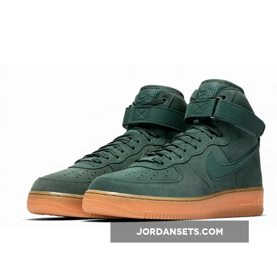 Nike Air Force 1 High 07 LV8 Suede Green AA1118-300 - air force 1 vintage green