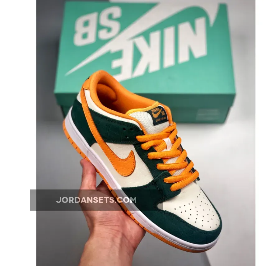 Nike SB Dunk Low Legion Pine/Flat Opal-Kumquat, Jeordan Legon 304292-383