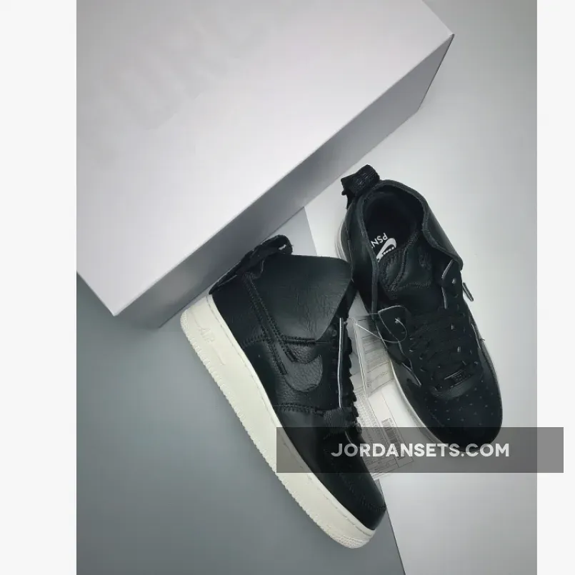 Discount PSNY X Nike Air Force 1 High Black White AO9292-002