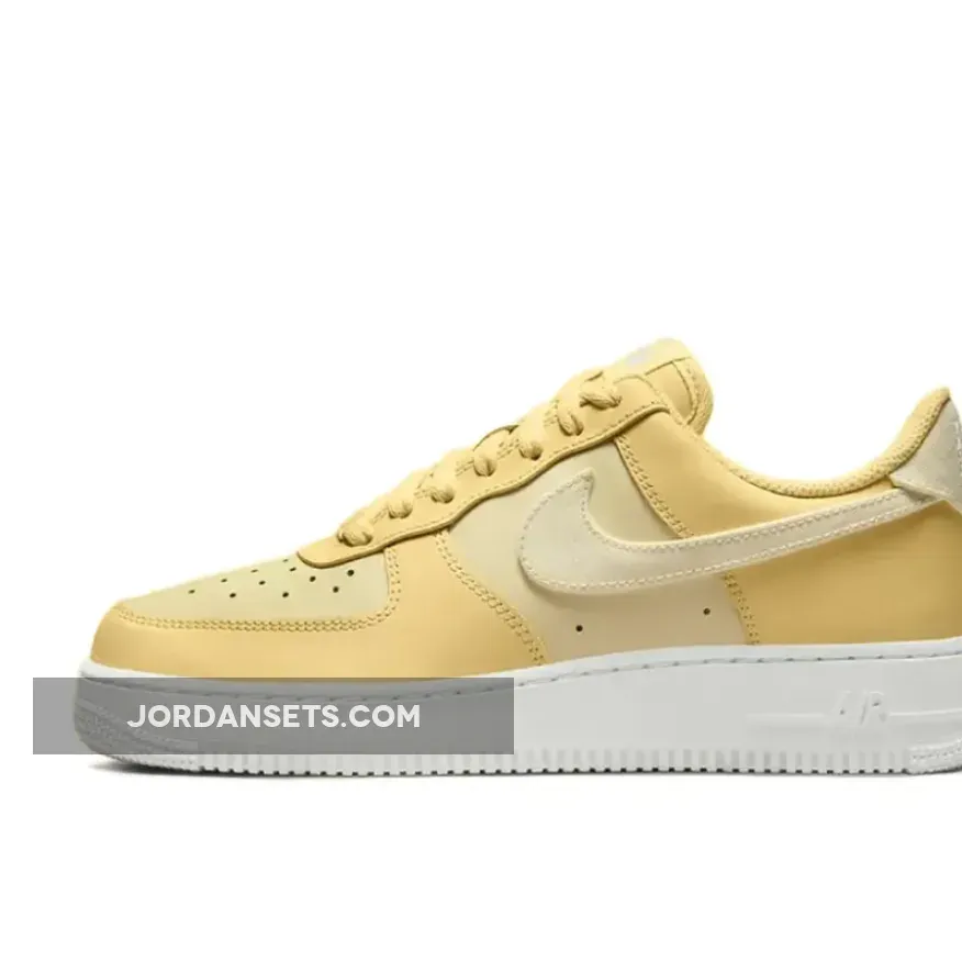 Nike Air Force 1 Low Cross Stitch Light Lemon/White / air force 1 yellow stitch