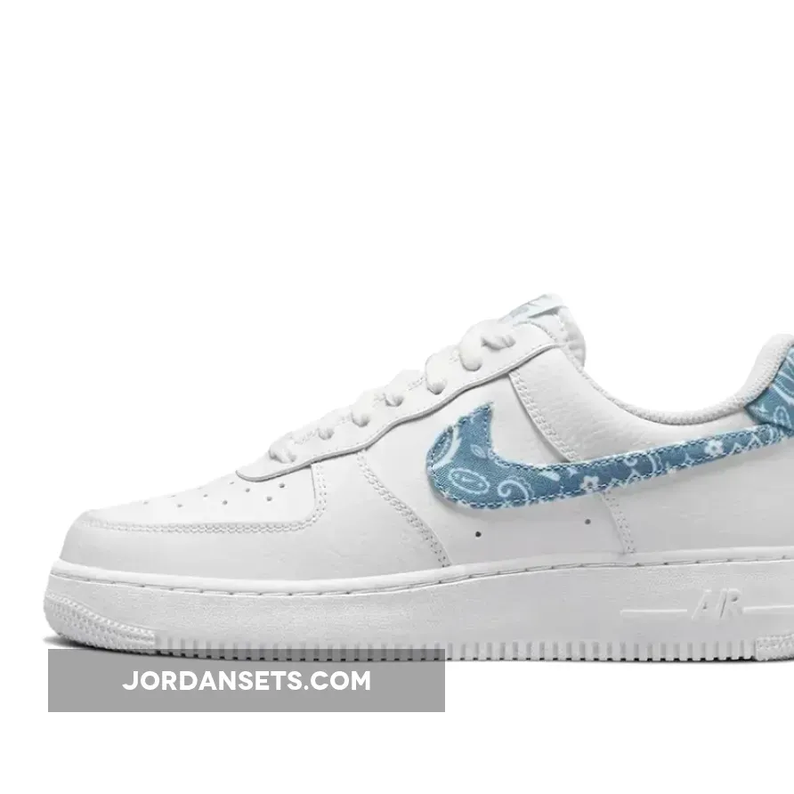 Nike Air Force 1 Low 'Paisley' White/Worn Blue - nike af1 paisley