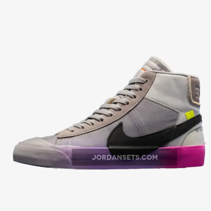 Nike Blazer Mid Off-White Wolf Grey Serena 'Queen' - serena williams blazer