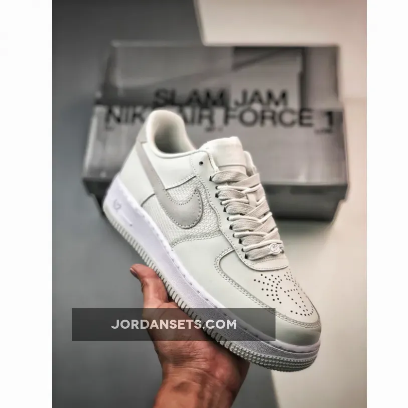 Slam Jam x Nike Air Force 1 Low "Triple White"