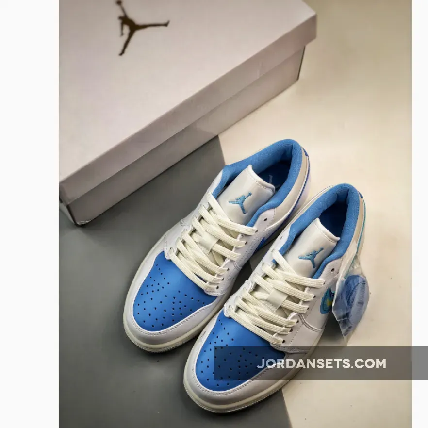 Air Jordan 1 Low 'Born To Fly' Sail/University Blue #jordan 1 low born to fly