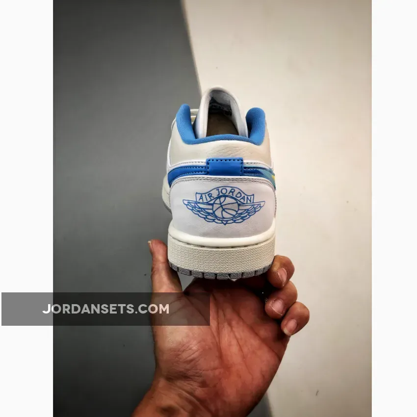 Air Jordan 1 Low 'Born To Fly' Sail/University Blue #jordan 1 low born to fly