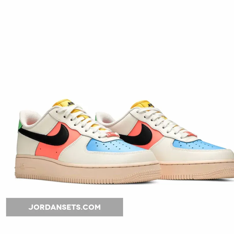 Nike Air Force 1 '07 'Sail Multi' #nike air force 1 sail