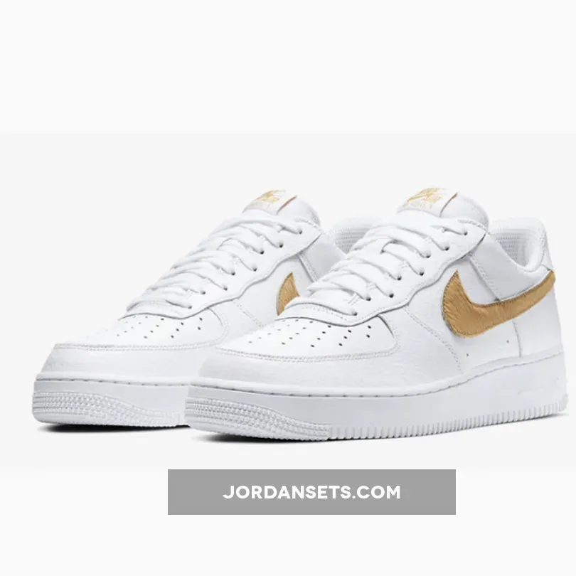 Nike Air Force 1 LV8 White Brown CW7567-101 #brown nikes air force