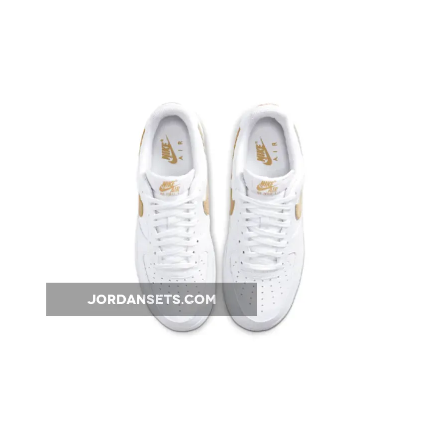 Nike Air Force 1 LV8 White Brown CW7567-101 #brown nikes air force