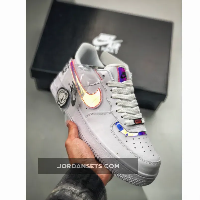 Air Force Have A Good Game / Nike Air Force 1 '07 Lv8 'Have A Good Game' White/Multi-Color/White/Black DC0710-191