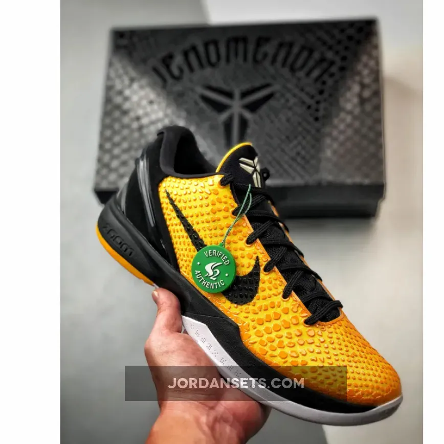Nike Kobe 6 Del Sol/Lightbulb-Black-Tour Yellow