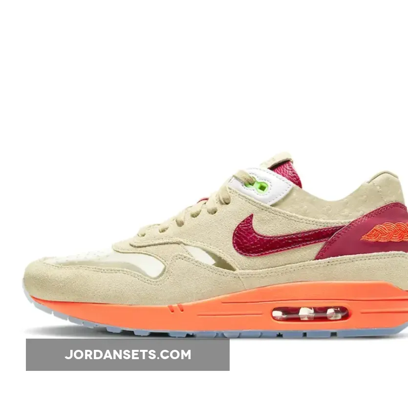 CLOT x Nike Air Max 1 Kiss of Death 2021 DD1870-100 / nike kiss of death