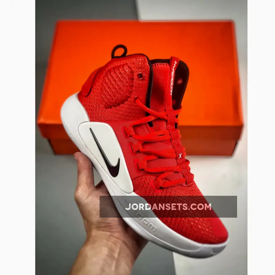 Nike Hyperdunk X University Red/White-Black AR0467-600