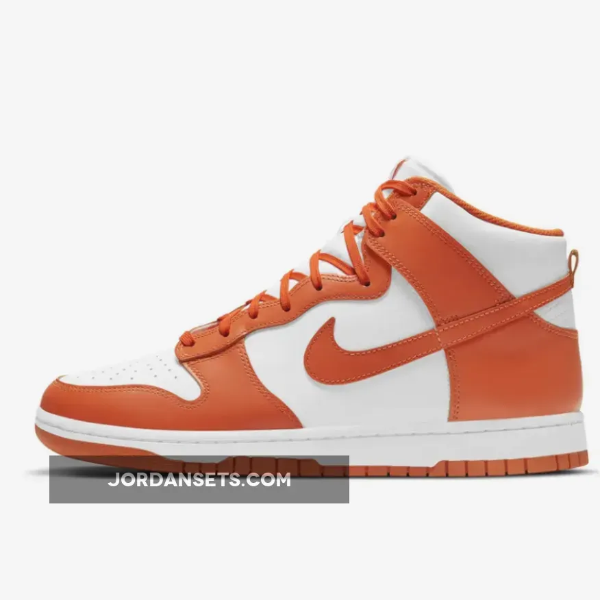 Nike Dunk High 'Syracuse' White/Orange Blaze dunks high syracuse