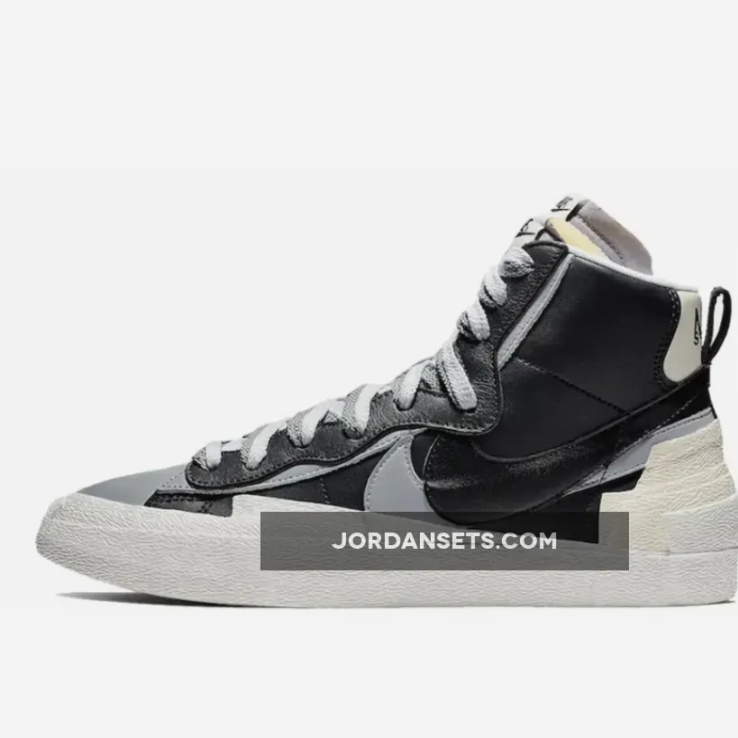 Sacai x Nike Blazer Mid Black/Grey-White goat blazer