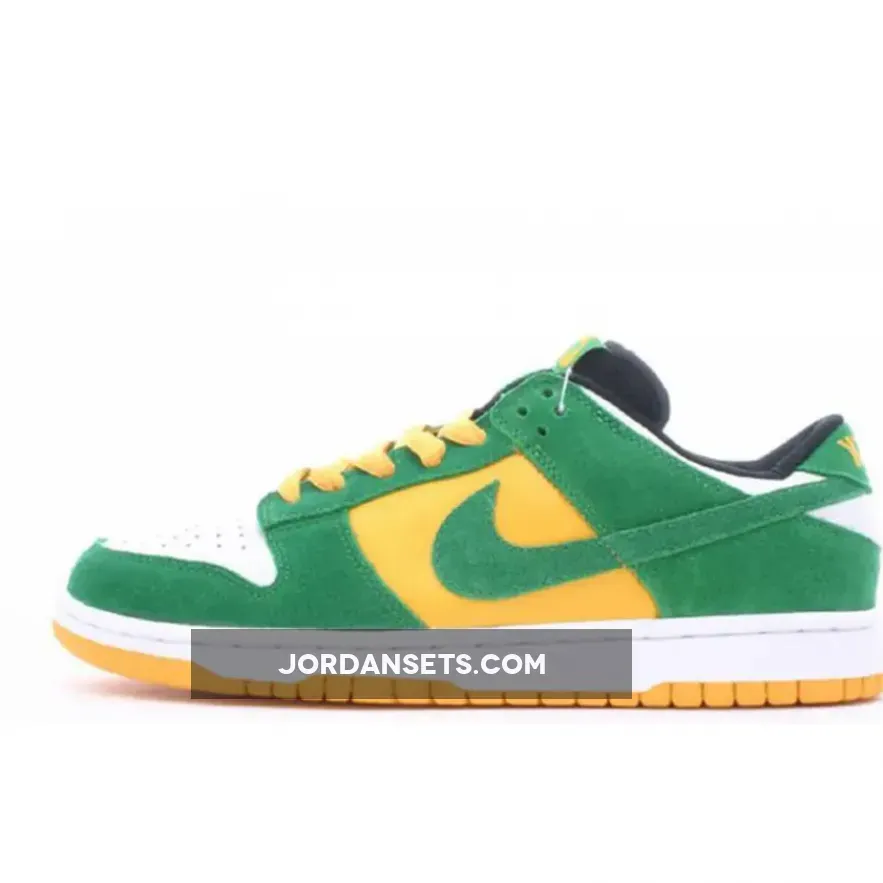 Nike SB Dunk Low Bucks White/Classic Green/Del Sol 304292-132 sb bucks