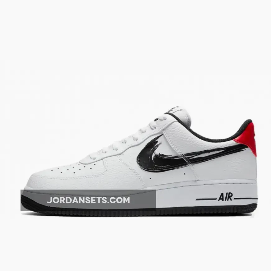 Nike Air Force 1 'Brushstroke' White / air force 1 brushstroke