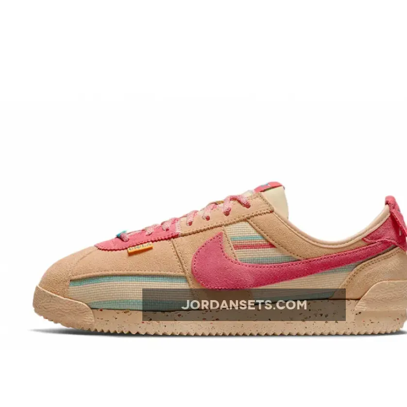 Union X Nike Cortez Tan Pink DR1413-200 union cortex