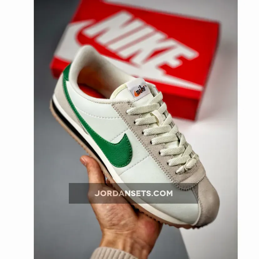 Nike Cortez 23 Sail/Aloe Vera-Black-Pale Vanilla, Cortes Nike FD0728-133