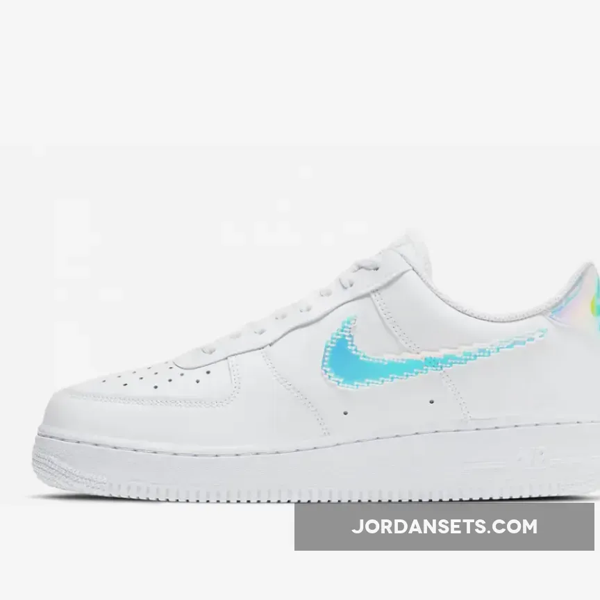 Nike Air Force 1 Low 'Iridescent Pixel' CV1699-100 / af1 iridescent pixel