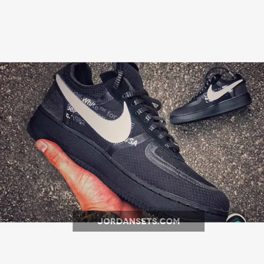 Nike Air Force 1 Low Off-White Black White - off white brooklyn