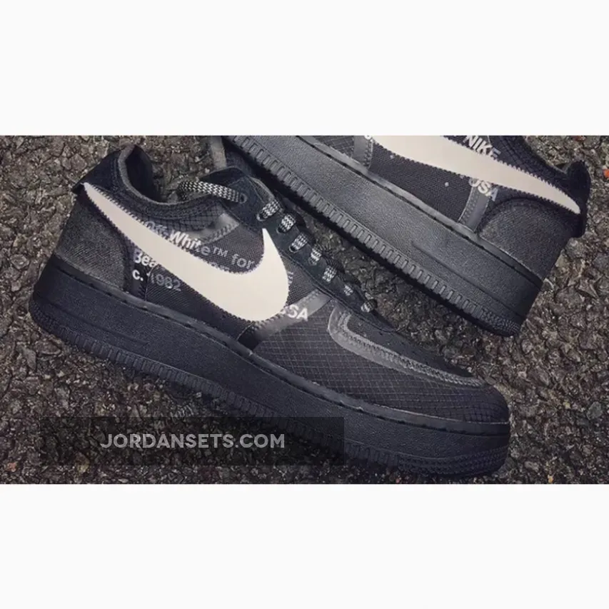 Nike Air Force 1 Low Off-White Black White - off white brooklyn