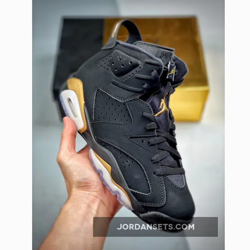 Air Jordan 6 'DMP' Black/Metallic Gold Air Jordan Dmp