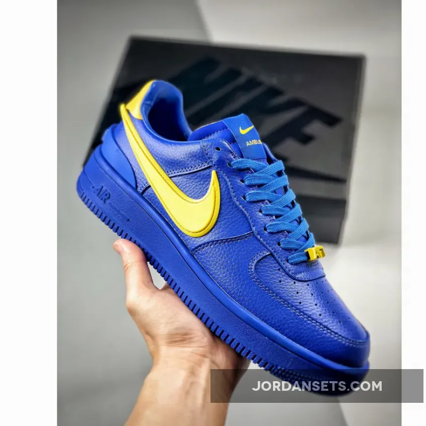 AMBUSH X Nike Air Force 1 Low Blue Yellow - nike air force 1 low ambush