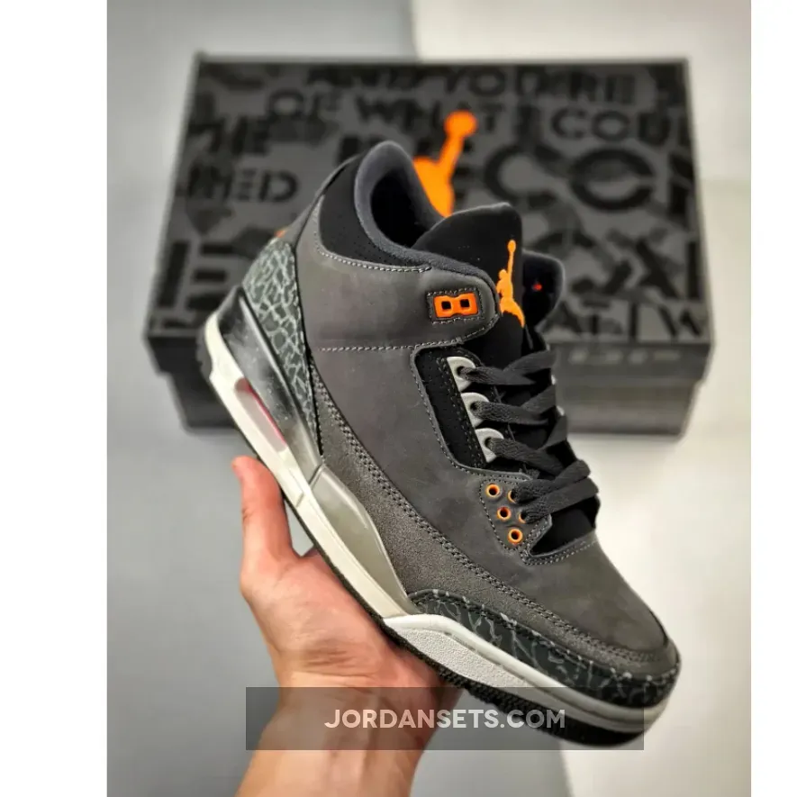 Air Jordan 4 Fear / Air Jordan 3 'Fear' Night Stadium/Total Orange-Black CT8532-080