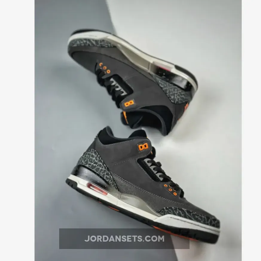 Air Jordan 4 Fear / Air Jordan 3 'Fear' Night Stadium/Total Orange-Black CT8532-080