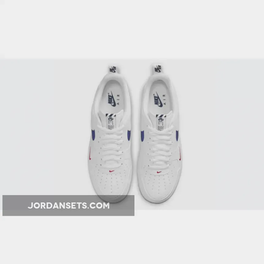 Nike Air Force 1 White Navy nike blazer patriotic
