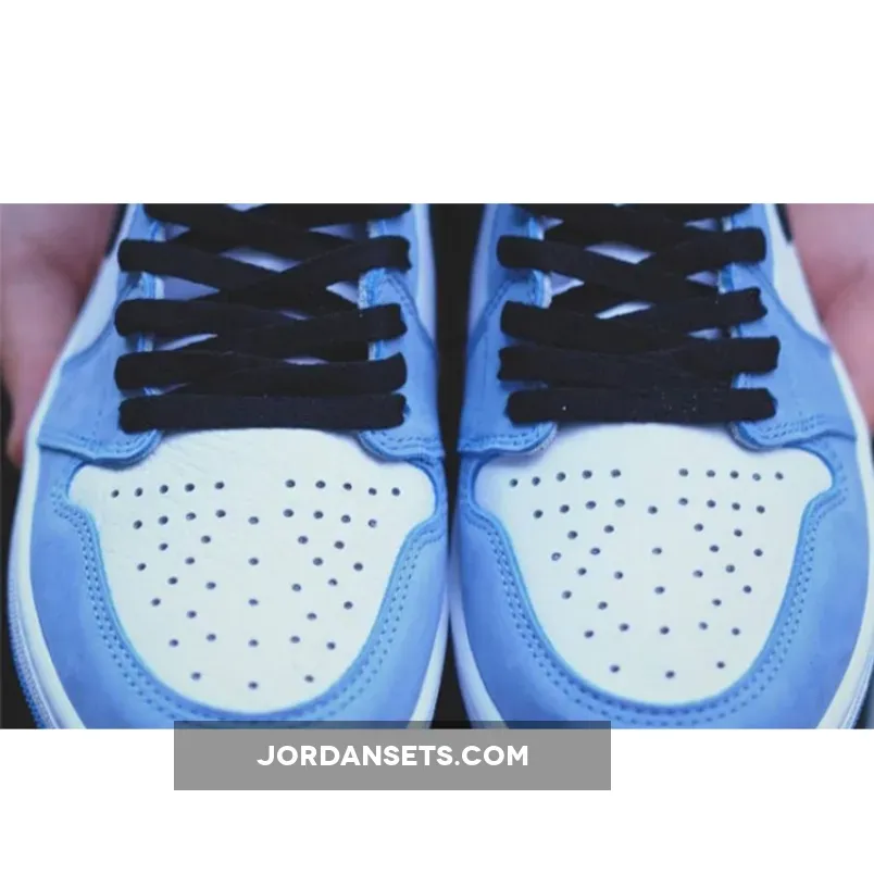 Air Jordan 1 High OG White/University Blue-Black 555088-134 air jordan 1 blue university