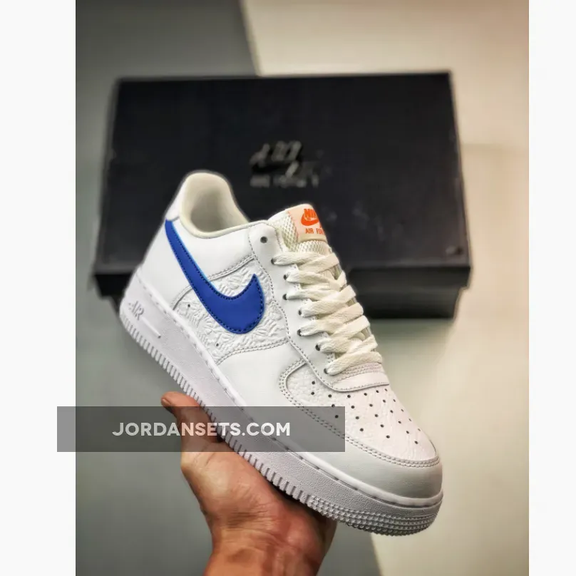 Nike Air Force 1 Low White/Picante Red-Game Royal FD0667-100 - air force 1 hoops