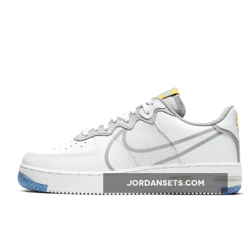 Nike Air Force 1 React D/MS/X White Blue CT1020-100 #dimsix nike air force