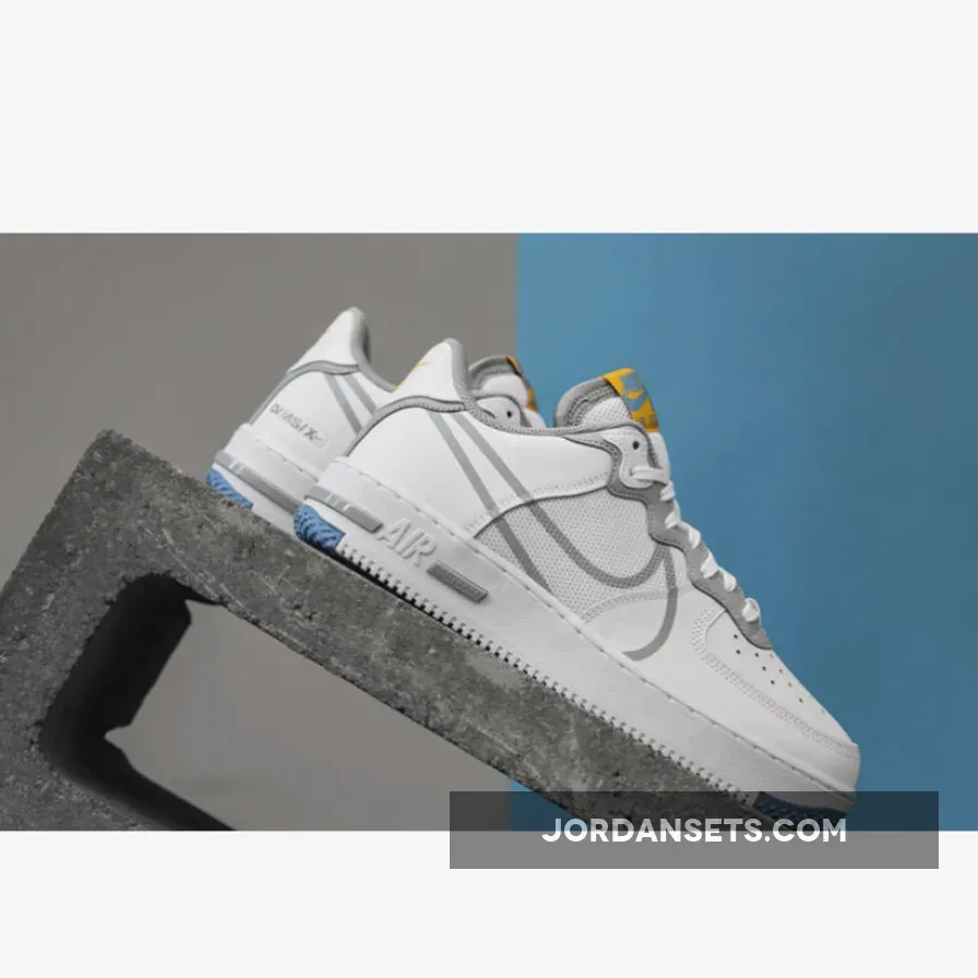 Nike Air Force 1 React D/MS/X White Blue CT1020-100 #dimsix nike air force